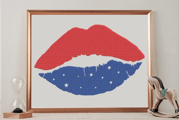 American Lips, 4th of July Embroidery Review