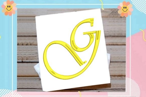 Beautiful Monogram G Letter Review for Craft Fairs