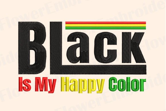 Black is My Happy Color Embroidery Review