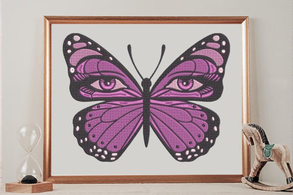 Butterfly with Eyes Embroidery Review