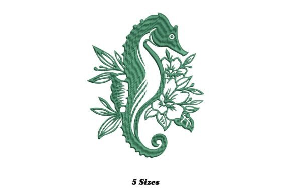 Floral Seahorse Embroidery Design Review