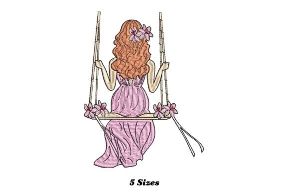 Girl on Swing Embroidery Design Review