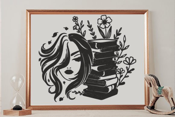 Hair and Books Embroidery Design Review