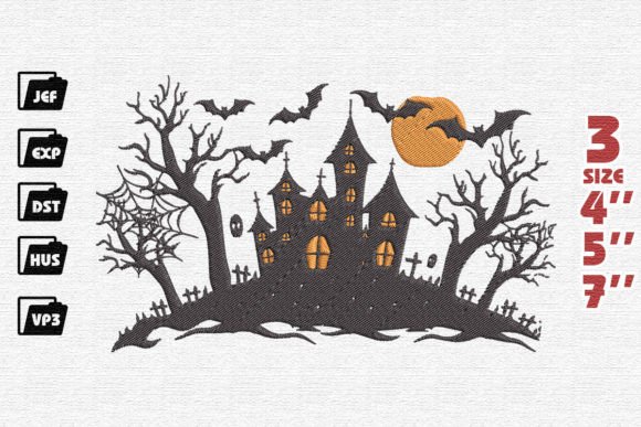 Haunted Halloween House Embroidery Review
