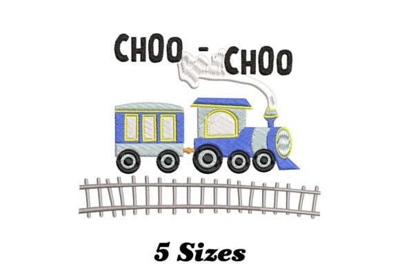 Kids Train Embroidery Design Review