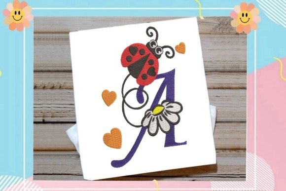 Ladybug a Letter Monogram Review