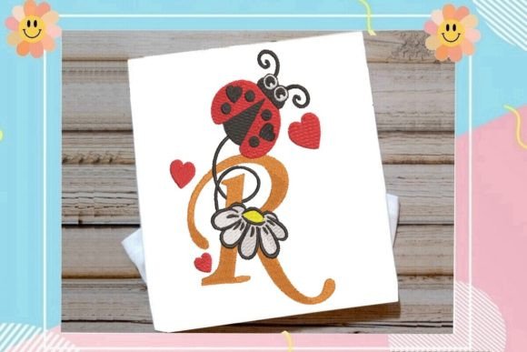 Ladybug R Letter Monogram Review