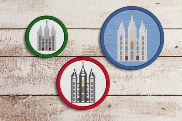 LDS Salt Lake Temple ITH Round Patch Review