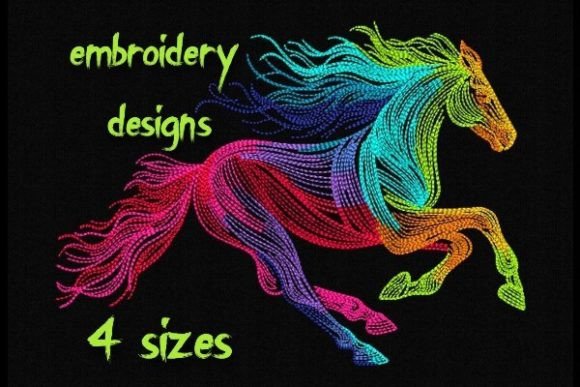 Neon Horse Embroidery Design Review