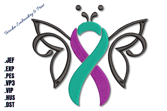 Teal and Purple Ribbon Embroidery Review